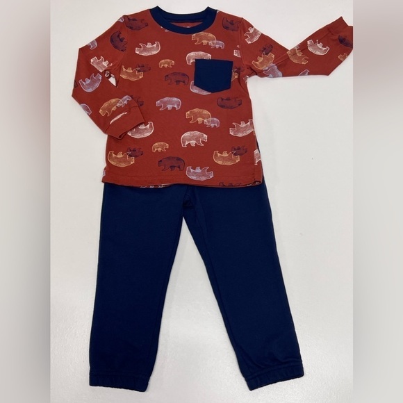 CARTER'S- Baby & Toddler - Boys 2 Piece Long Sleeve & Jogger Pant Outfit Set 3T - Picture 2 of 8